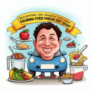 Bagaimana cara mengukur porsi makan diet sehat