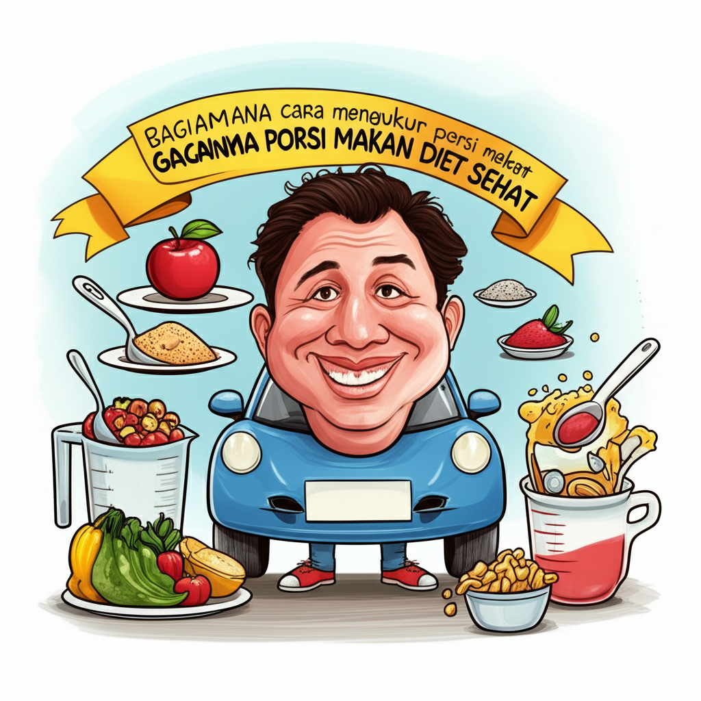 Bagaimana cara mengukur porsi makan diet sehat