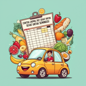 Contoh jadwal diet sehat untuk seminggu