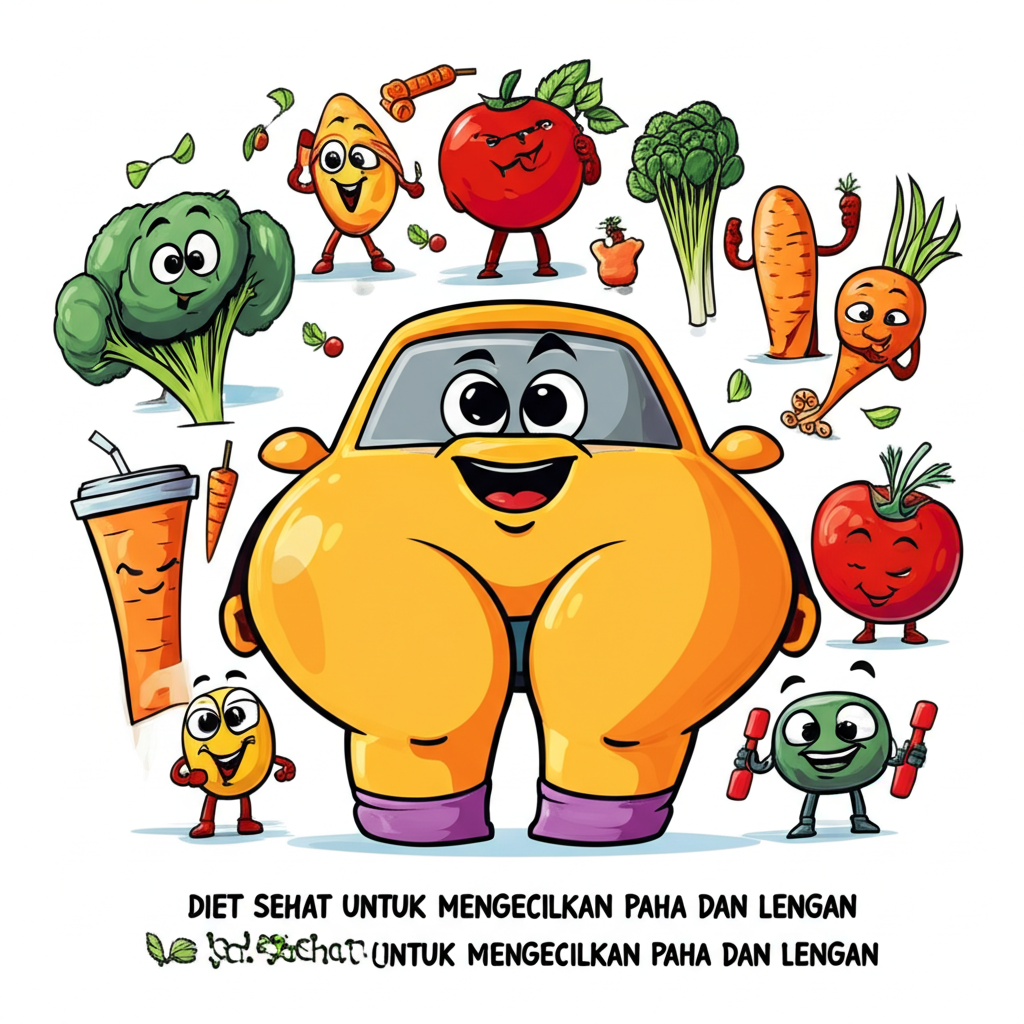 Diet sehat untuk mengecilkan paha dan lengan