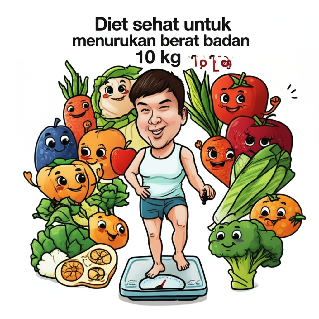 Diet sehat untuk menurunkan berat badan 10 kg