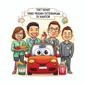 Diet sehat yang mudah diterapkan di kantor