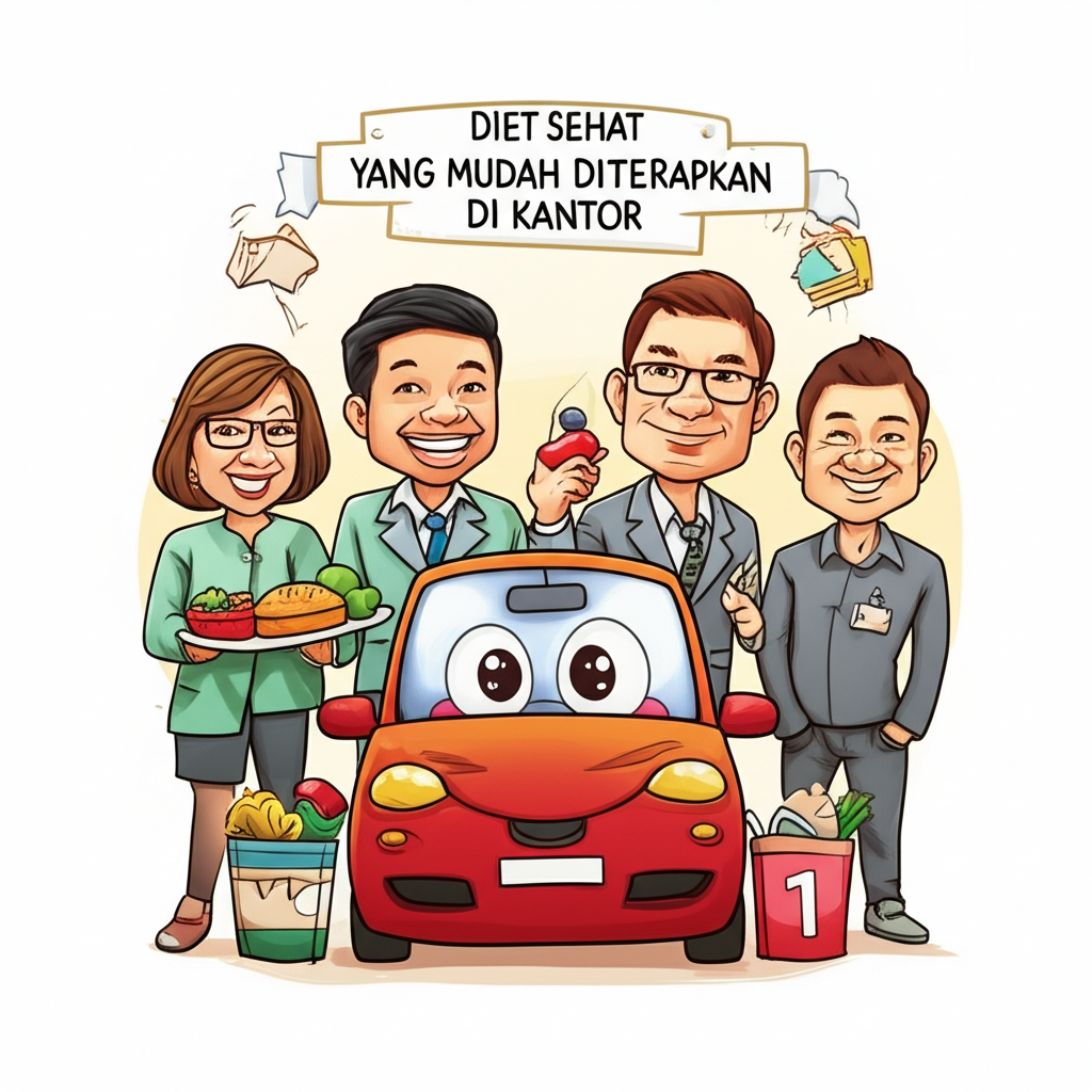 Diet sehat yang mudah diterapkan di kantor