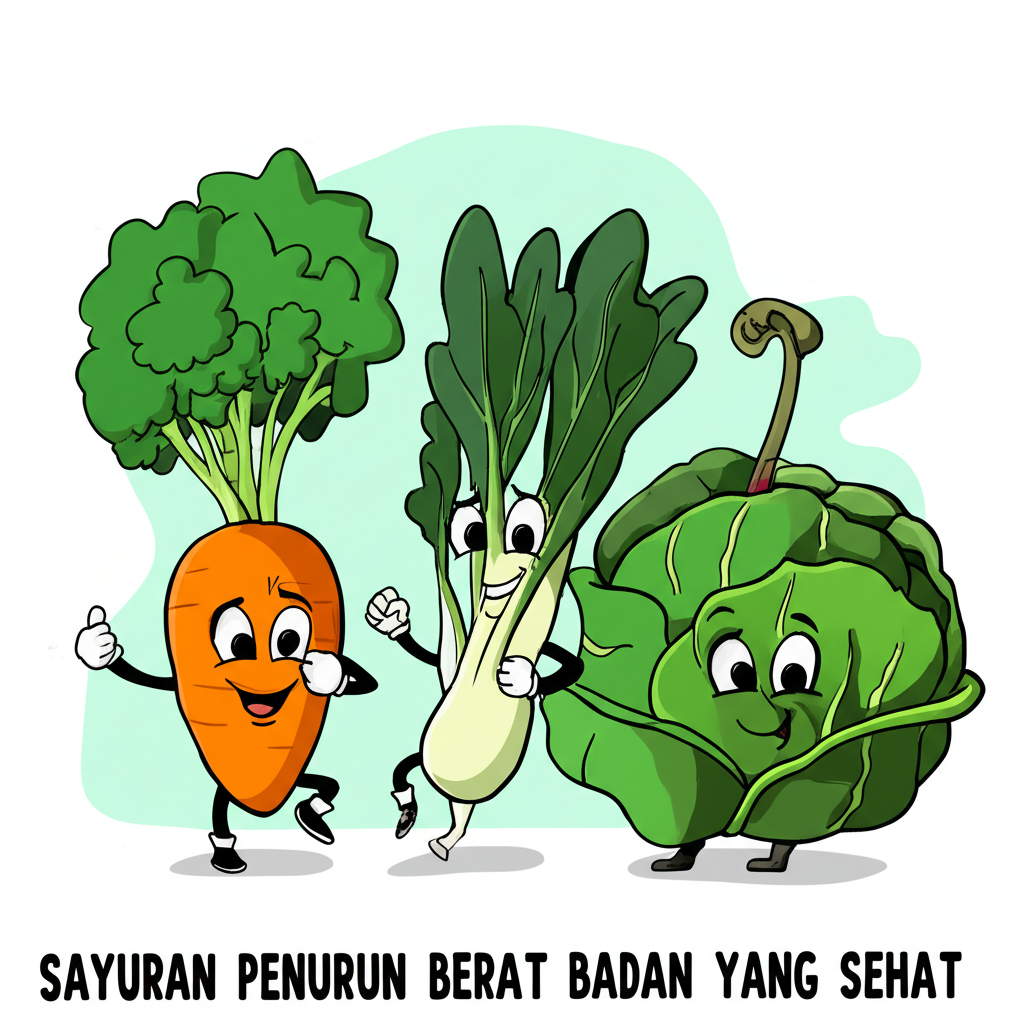 Sayuran penurun berat badan yang sehat