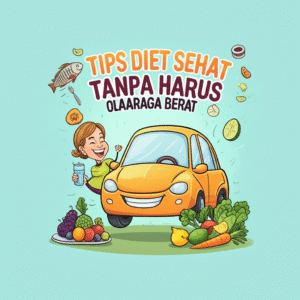 Tips diet sehat tanpa harus olahraga berat